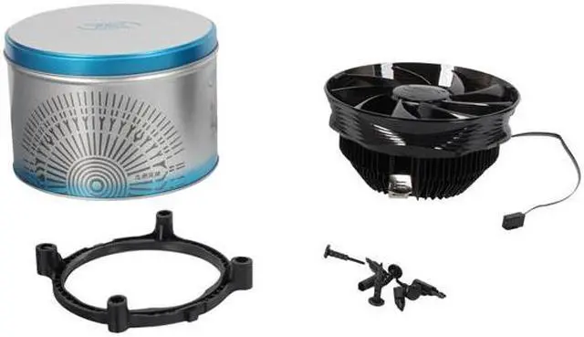 Alt view image 6 of 6 - LOGISYS Computer MC106 120mm Hydro Bearing Gamma Blade CPU Cooler