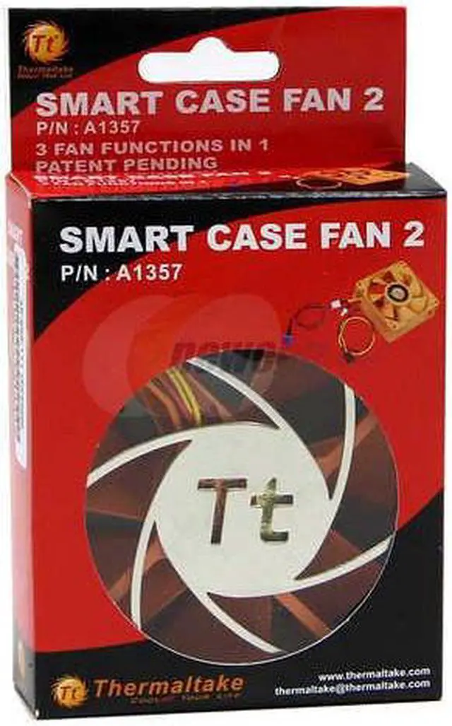 Alt view image 4 of 4 - Thermaltake A1357 80mm Case Fan