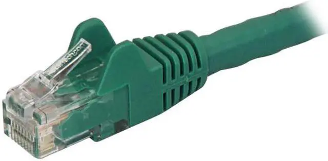 Alt view image 2 of 2 - StarTech N6PATCH30GN StarTech.com Cat6 Patch Cable - 30 ft. - Green Ethernet Cable - Snagless RJ45 Cable - Ethernet Cord - Cat 6 Cable