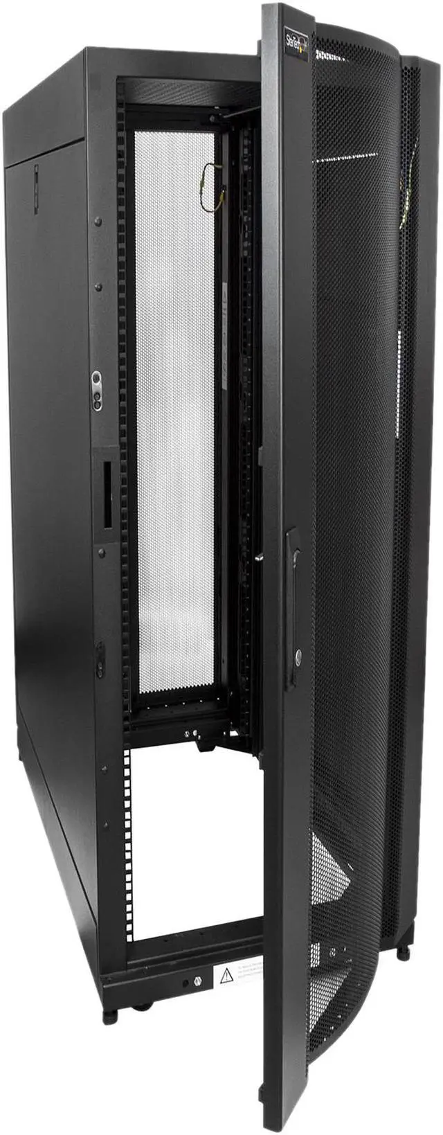 Alt view image 3 of 11 - StarTech.com RK2537BKM Server Rack Cabinet - 25U Rack - 37" Deep Enclosure - Server Cabinet - Computer Cabinet - Network Cabinet - Network Enclosure