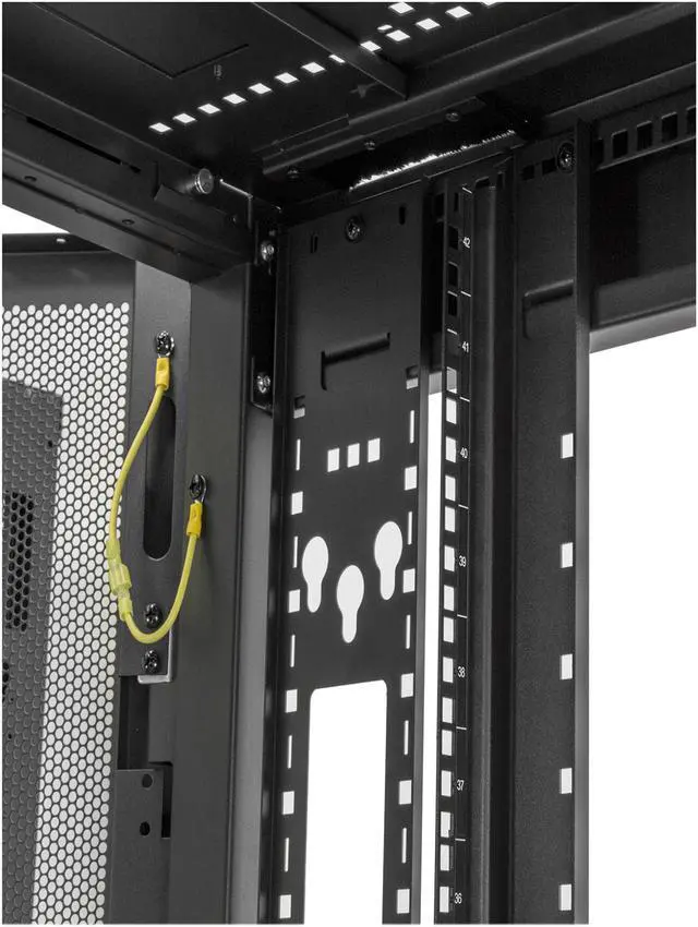 Alt view image 9 of 11 - StarTech.com RK2537BKM Server Rack Cabinet - 25U Rack - 37" Deep Enclosure - Server Cabinet - Computer Cabinet - Network Cabinet - Network Enclosure