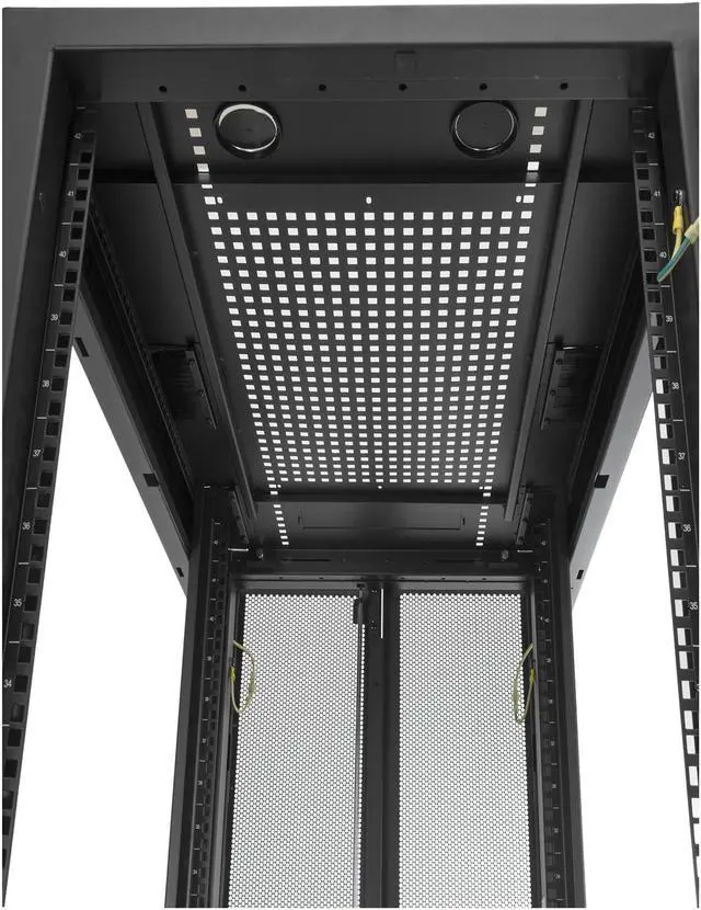 Alt view image 10 of 11 - StarTech.com RK2537BKM Server Rack Cabinet - 25U Rack - 37" Deep Enclosure - Server Cabinet - Computer Cabinet - Network Cabinet - Network Enclosure