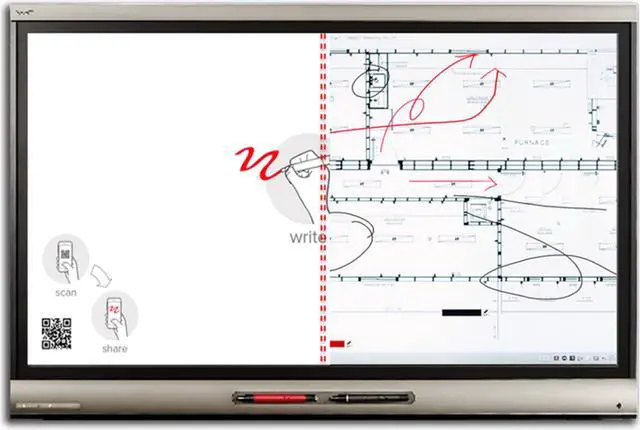 Main image of SMART Board 6075 75" 4K Ultra HD Pro Interactive Digital Signage with iQ - SPNL-6275P