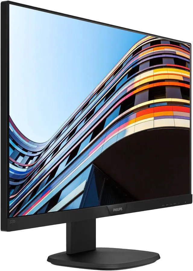 Alt view image 4 of 5 - Philips 223S7EJMB 21.5In LED 1920X1080 20M:1 4x USB 2.0 HDMI DisplayPort 5ms IPS Panel SoftBlue Technology