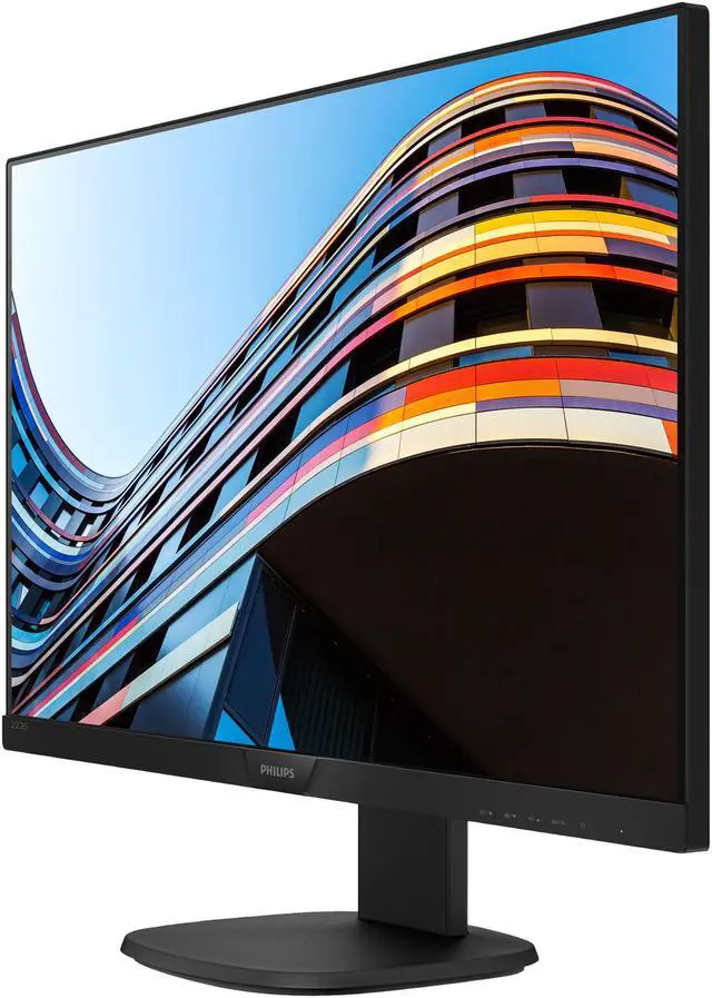 Alt view image 3 of 5 - Philips 223S7EJMB 21.5In LED 1920X1080 20M:1 4x USB 2.0 HDMI DisplayPort 5ms IPS Panel SoftBlue Technology