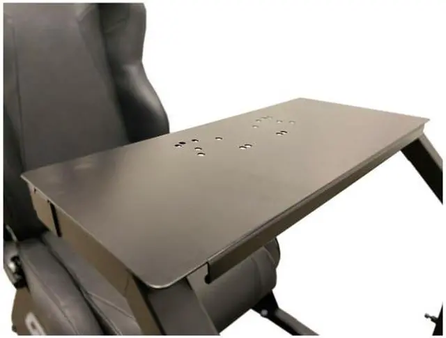 Alt view image 4 of 7 - GTR Simulators GTA Model Simulator Frame & Adjustable Racing Seat, Majestic Black Frame, Majestic Black Seat
