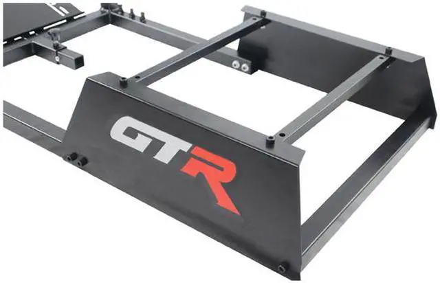 Alt view image 7 of 7 - GTR Simulators GTA Model Simulator Frame & Adjustable Racing Seat, Majestic Black Frame, Majestic Black Seat