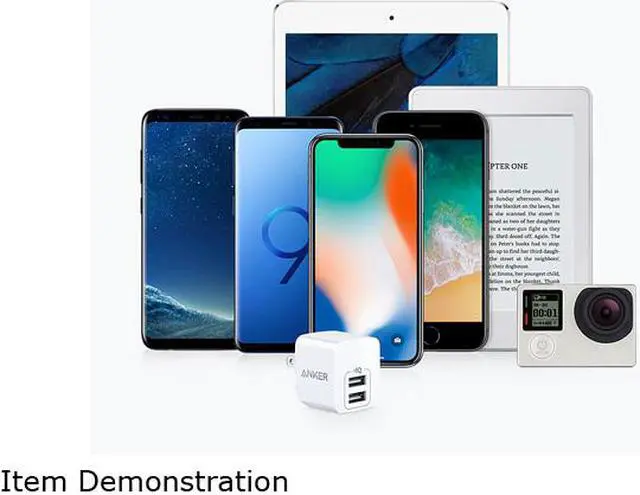 Alt view image 6 of 7 - Anker USB Charger, 2-Pack Dual Port 12W Wall Charger with Foldable Plug, PowerPort mini for iPhone XS/ X / 8 / 8 Plus / 7 / 6S / 6S Plus, iPad, Samsung Galaxy Note 5 / Note 4, HTC, White