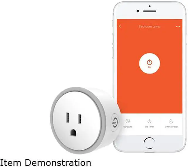 Alt view image 2 of 6 - Elf Smart Plug by Eques - No Hub Required - Control Your Home from Anywhere - Compatible with Alexa & Google Home - WiFi App Enabled - UL FCC Certified - Fireproof Material (2 Pack)