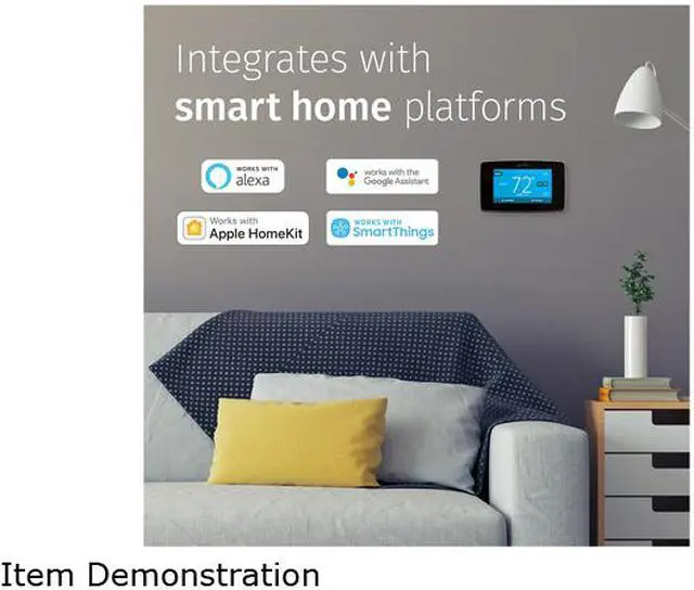 Alt view image 3 of 12 - Emerson Sensi Touch Wi-Fi Thermostat for Smart Home with Touchscreen Color Display