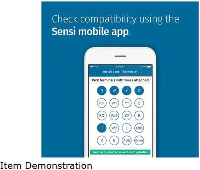 Alt view image 3 of 8 - Emerson Sensi Wi-Fi Thermostat for Smart Home