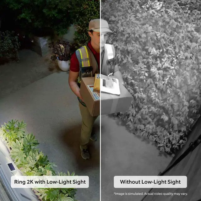 Alt view image 4 of 5 - Ring Outdoor Cam Plus (Plug-In) - 2K Indoor/Outdoor Security Camera, Two-Way Talk, Security Siren, WiFi 6, Customizable Motion Zones, White