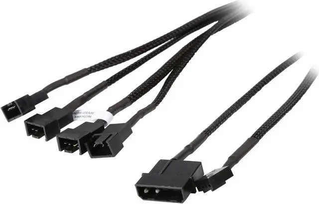 Main image of GeLid CA-PWM-03 1-to-4 4pin PWM Fan Power Splitter