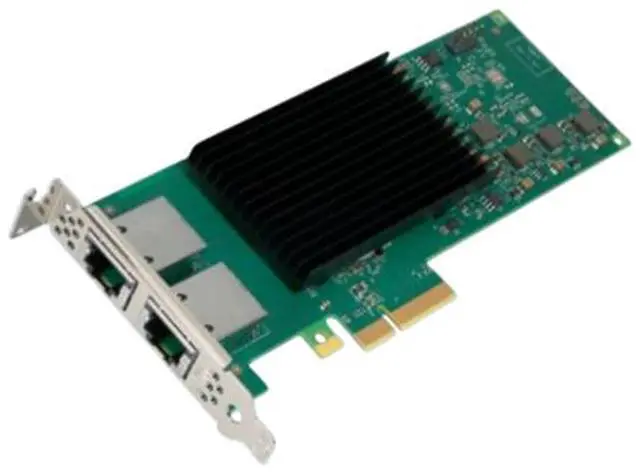 Main image of Intel 10Gigabit Ethernet Network Adapter E610-XT2 - PCI Express 4.0 x4 - Intel E610-XAT2 - 2 Port(s) - 2 - Twisted Pair - Low Profile and Full Height Bracket Height E610XT2