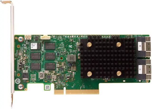 Main image of Broadcom 9500 series 8i Tri-mode - Host bus adapter - 8 Channel - SATA 6Gb/s / SAS 12Gb/s / PCIe 4.0 (NVMe) - PCIe 4.0 x