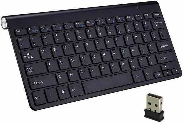 Main image of Wireless Keyboard for Computer Keyboard Wireless Mini USB for PC Laptop Ergonomic Keycaps Noiseless keyboard Silent Keyboards