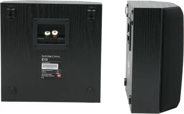 Alt view image 4 of 7 - JBL NORTHRIDGE E E10(Black Ash)- Pair 50 watts Continuous Power, 200 Watts Peak Power 2.0 Speaker