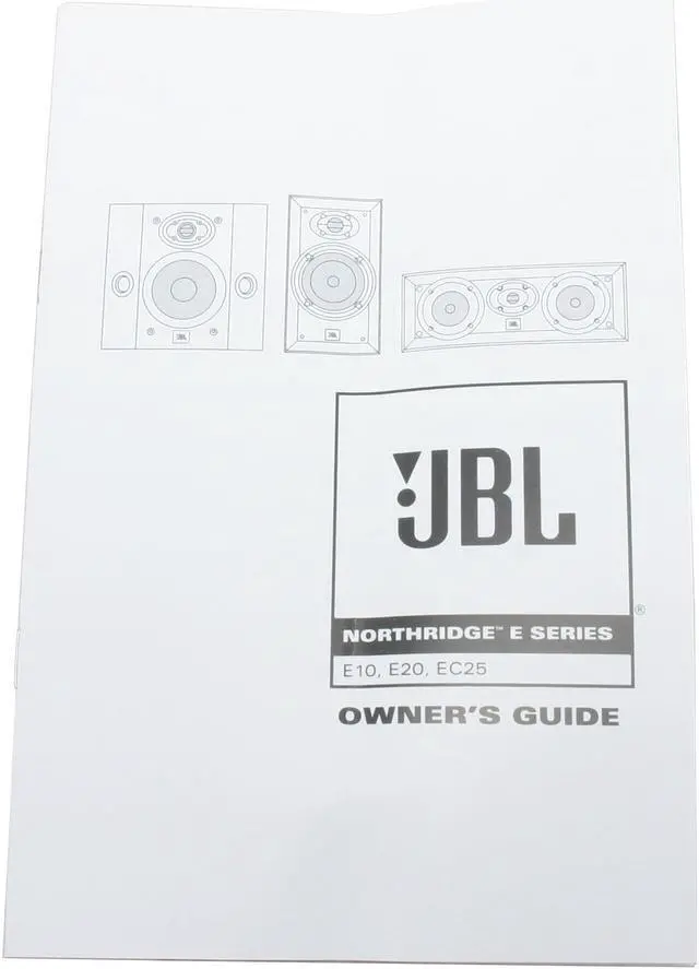 Alt view image 6 of 7 - JBL NORTHRIDGE E E10(Black Ash)- Pair 50 watts Continuous Power, 200 Watts Peak Power 2.0 Speaker