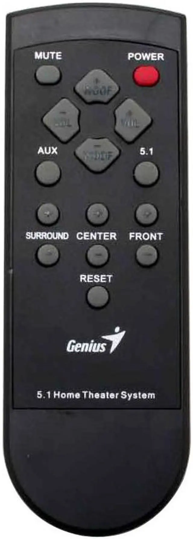 Alt view image 11 of 15 - Genius SW-HF-5.1 3000 80 Watts total 5.1 Speaker System