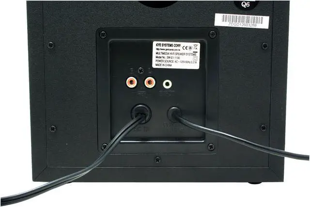 Alt view image 10 of 12 - Genius SW-i2.1 1100 28 Watts 2.1 Audio System