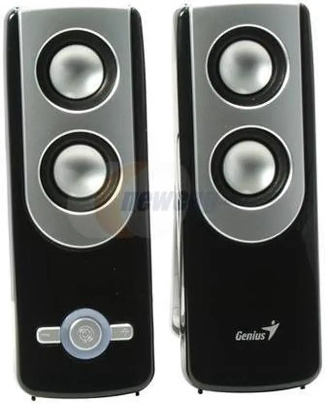Alt view image 2 of 10 - Genius SP-i350 10 Watts RMS 2.0 Black Expert Speakers for MP3 & NB