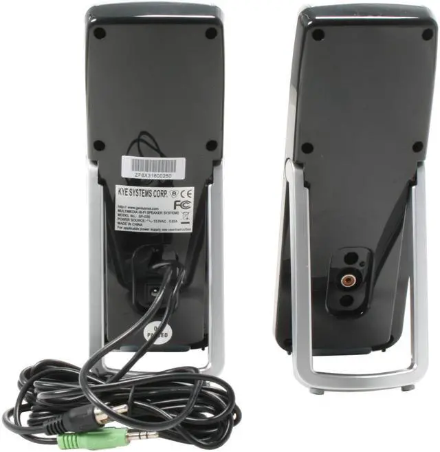 Alt view image 5 of 10 - Genius SP-i350 10 Watts RMS 2.0 Black Expert Speakers for MP3 & NB