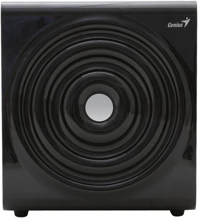 Alt view image 3 of 12 - Genius SW-V2.1 1255 40 Watts 2.1 Sleek 3-piece Speaker System