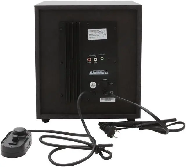 Alt view image 4 of 12 - Genius SW-V2.1 1255 40 Watts 2.1 Sleek 3-piece Speaker System