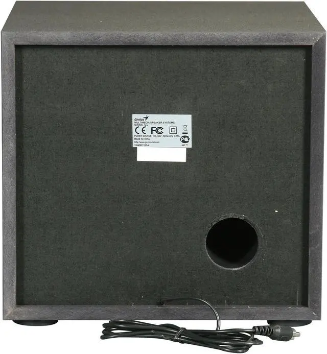 Alt view image 13 of 14 - Genius GX Gaming SW-G2.1 1250 38 Watts RMS 2.1 Speaker System