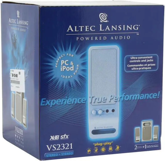 Alt view image 7 of 7 - ALTEC LANSING VS2321 2.1 Speaker