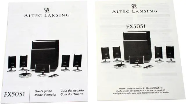 Alt view image 12 of 14 - ALTEC LANSING FX5051 89 Watts RMS 5.1 Music & Gaming Speakers