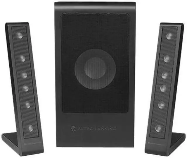 Alt view image 2 of 18 - ALTEC LANSING PT6021 58 Watts 2.1 Slim Flat Panel Speakers