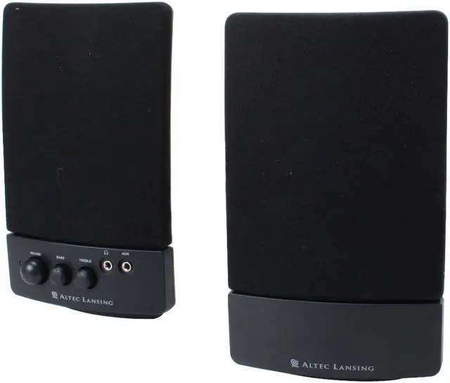Alt view image 5 of 10 - ALTEC LANSING BXR1121 15 Watts 2.1 3-Piece Value Computer Speakers