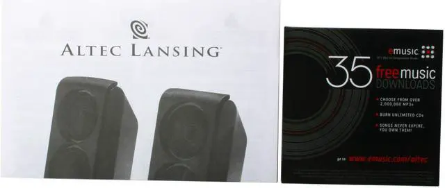 Alt view image 7 of 8 - ALTEC LANSING VS2420 8 Watts 2.0 Gaming Speaker System
