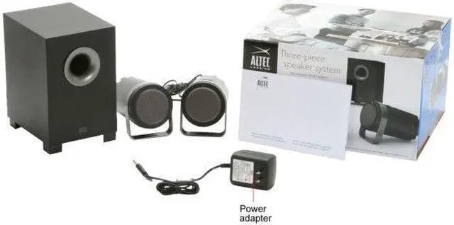 Alt view image 8 of 8 - ALTEC LANSING BXR1221 15 Watts RMS 2.1 Speaker System