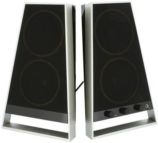 Alt view image 8 of 10 - ALTEC LANSING VS2620 5 Watts RMS 2.0 Value Computer Speakers