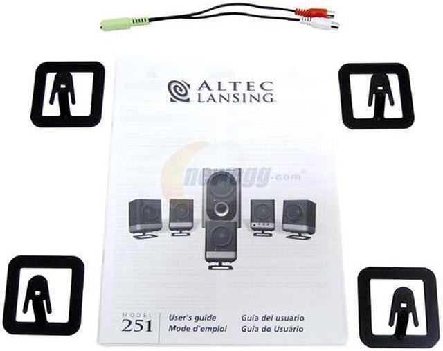 Alt view image 5 of 6 - ALTEC LANSING 251 60 Watts 5.1 Speaker
