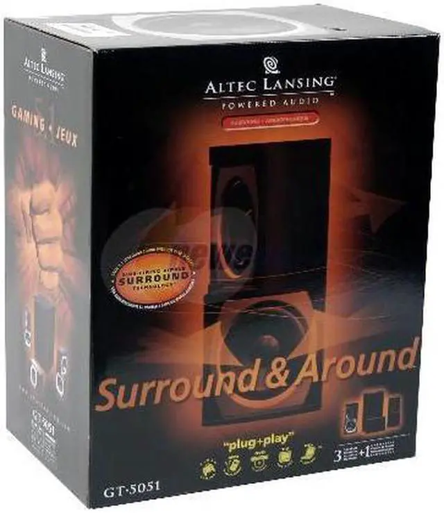 Alt view image 6 of 6 - ALTEC LANSING GT5051 80 Watts RMS 5.1 Speaker