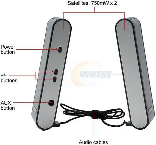 Alt view image 4 of 7 - ALTEC LANSING XT1W 1.5 Watts 2.0 USB-Powered Portable Speaker - OEM