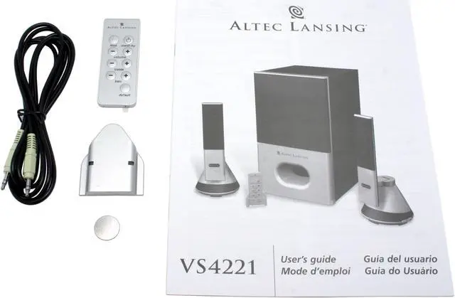 Alt view image 10 of 11 - ALTEC LANSING VS4221 35 Watts 2.1 Speakers