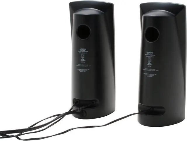 Alt view image 2 of 4 - ALTEC LANSING ACS22BW 5 watts 2.0 Tower Speaker - OEM