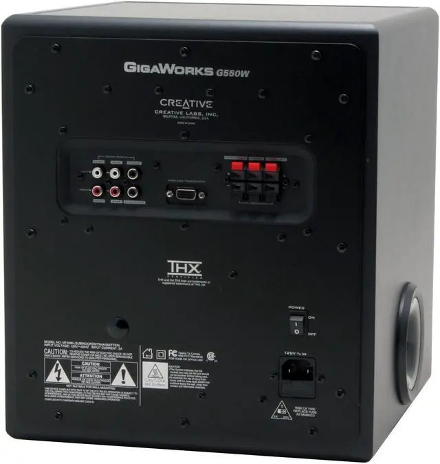 Alt view image 11 of 14 - Creative GigaWorks G550W 310 W 5.1 Speaker