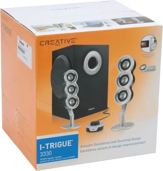 Alt view image 10 of 10 - Creative I-Trigue 3330 29 watts 2.1 Speakers