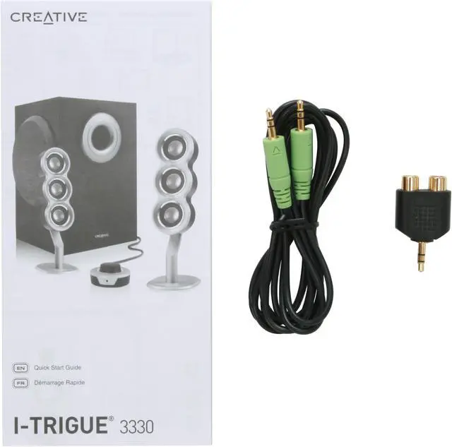 Alt view image 9 of 10 - Creative I-Trigue 3330 29 watts 2.1 Speakers