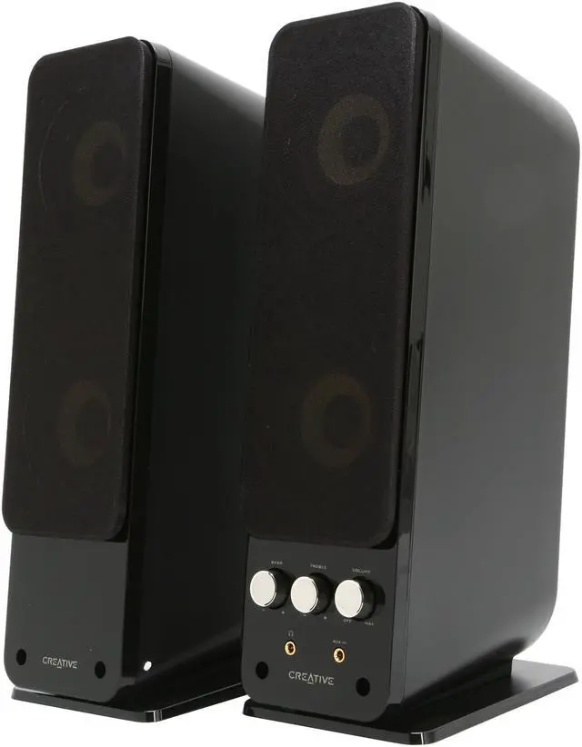 Alt view image 4 of 8 - Creative GigaWorks T40 Series II 2.0 Multimedia Speaker System with BasXPort Technology, Black