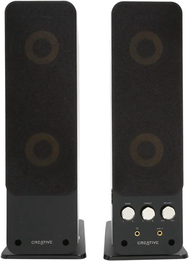 Alt view image 5 of 8 - Creative GigaWorks T40 Series II 2.0 Multimedia Speaker System with BasXPort Technology, Black