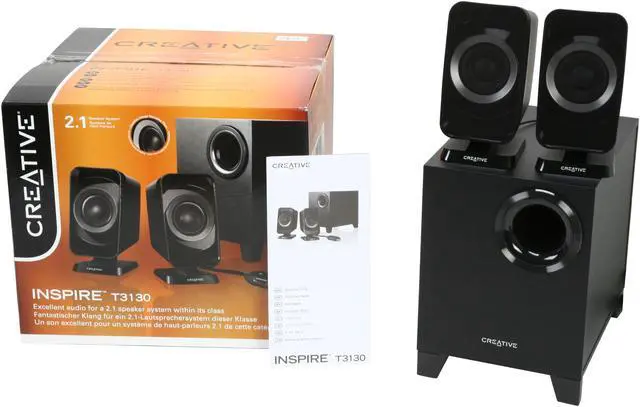 Alt view image 10 of 10 - Creative Inspire T3130 2.1 Speakers