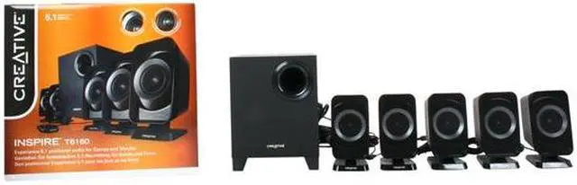 Alt view image 10 of 10 - Creative Inspire T6160 50 Watts 5.1 Speakers