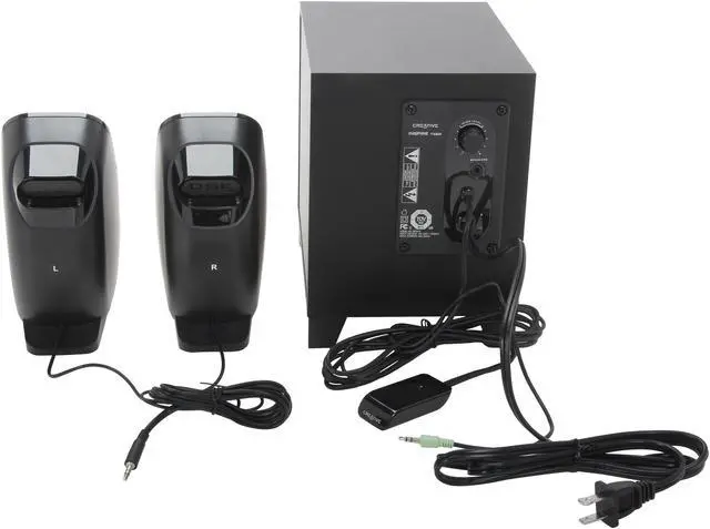 Alt view image 4 of 5 - Creative Inspire T3300 (51MF0415AA002) 27W 2.1 Speaker System