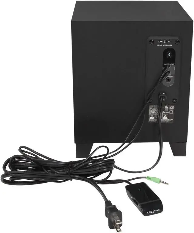 Alt view image 8 of 9 - CREATIVE T3150W WIRELESS BLUETOOTH 2.1 SPEAKER (BLACK)